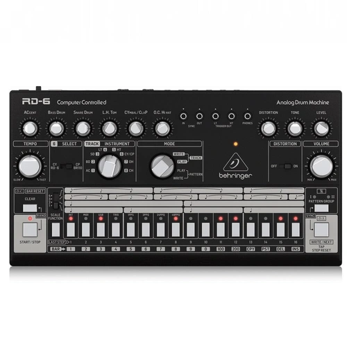 Behringer RD-6-BK Analog Drum Machine - Black
