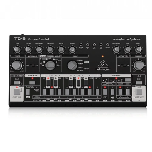 Behringer TD-3-BK Analog Bass Line Synthesizer - Black