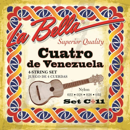 La bella C11 Cuatro Set South American style gauges 22 - 32 new