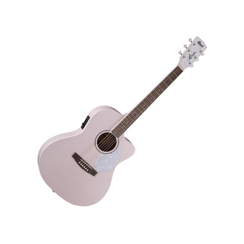 Cort Jade Classic PPOP Small Body Acoustic Guitar - Pink Pastel