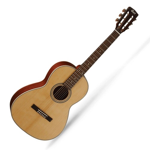 Cort L100P NS Parlour Guitar Natural Satin Solid Spruce Top 12TH-FRET JOINT