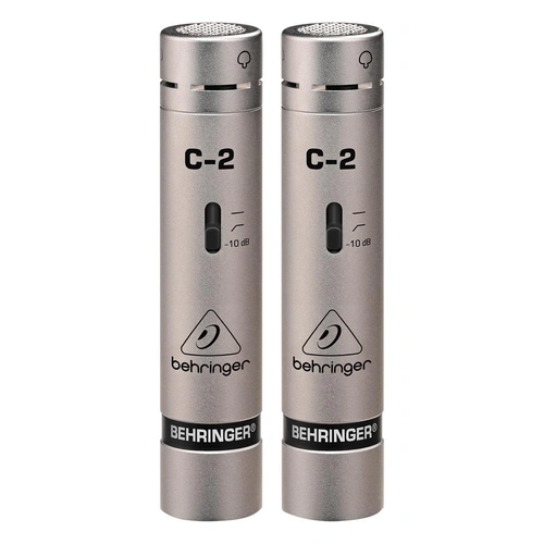 The Behringer C-2 2 Matched Studio Condenser Microphone For Stereo Recording