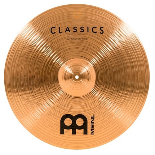 Meinl Cymbals 22" Medium Ride Cymbal - Classics Traditional - Made in Germany 