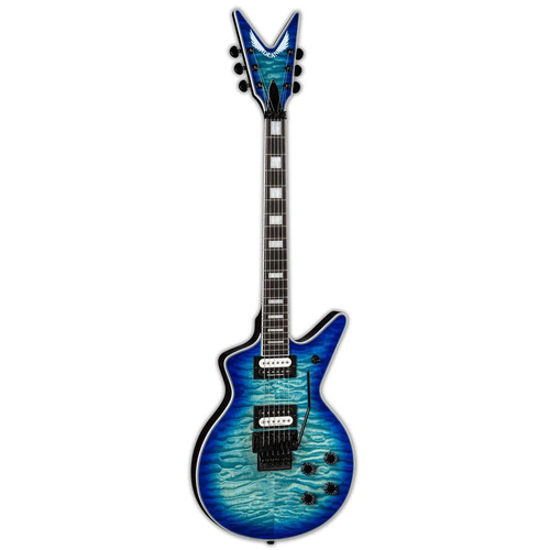 Dean Cadillac select Electric Guitar - Quilt top Floyd Rose - ocean burst