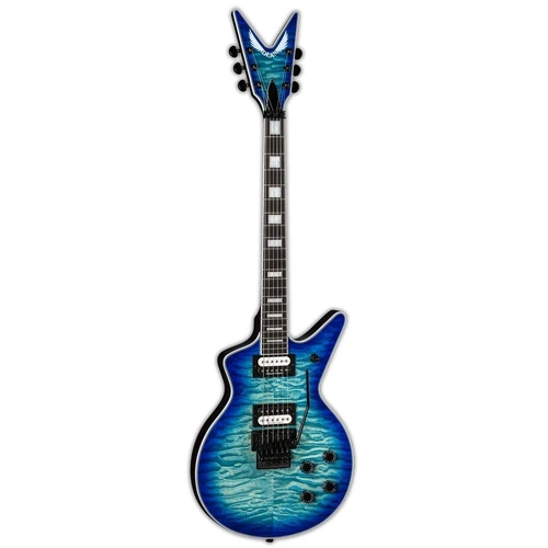 Dean Cadillac select Electric Guitar - Quilt top Floyd Rose - ocean burst