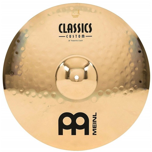 Meinl Cymbals 18" Powerful Crash Cymbal - Classics Custom Brilliant CC18PC-B