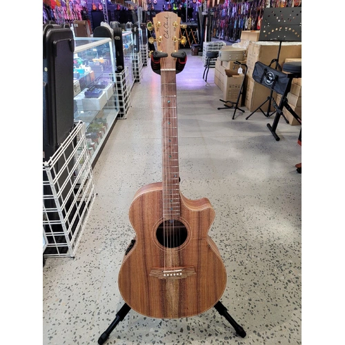 Cole Clark Angel 2 Acoustic / Electric Guitar Solid Blackwood Front back and sides
