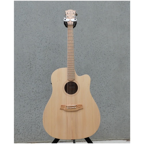 Cole Clark FL1EC-BM Fat Lady 1 Acoustic / Electric Guitar - Bunya Maple