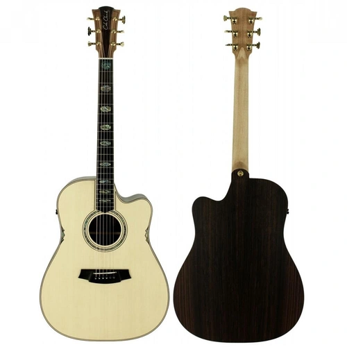 Cole Clark CCFL3EC-SR FL Dreadnought 3 Acoustic Electric Guitar ƒ?? Spruce / Rosewood Cutaway