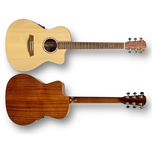 Cole Clark SAN1EC-BLBL Studio Grand Auditorium Acoustic Guitar All Blackwood