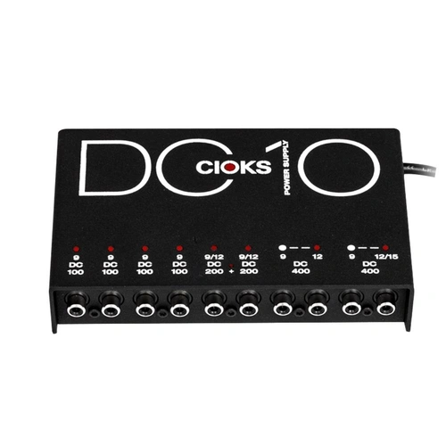 Cioks DC10 - 10 outlets in 8 isolated sections, 9, 12 and 15V DC