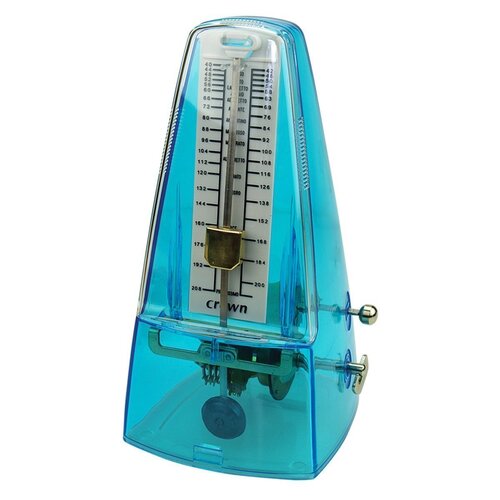 Crown Traditional Metronome - Transparent Blue