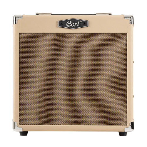 Cort CM15R DB 15W Amp White Sand with 3 Band EQ and reverb
