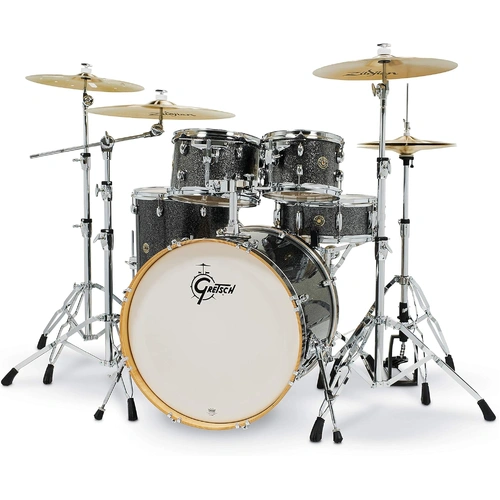Gretsch Catalina Maple Drum Kit Shell Pack, Black Stardust CM2-E625-BS