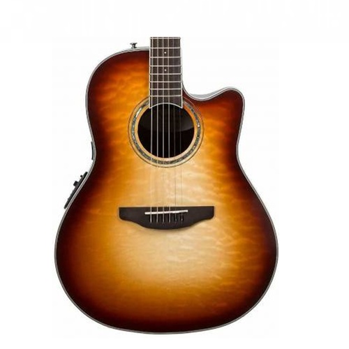 Ovation CS24X-7C Celebrity Standard  6-String Acoustic Electric Guitar-Cognac Burst