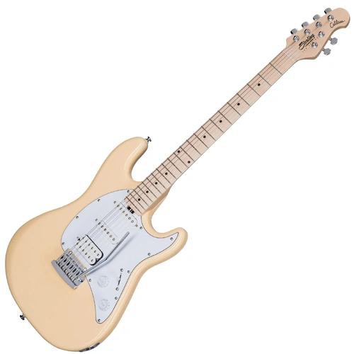 Sterling By Musicman Cutlass HSS Vintage Cream Electric Guitar