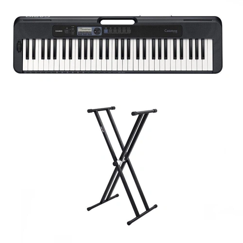 Casio Casiotone CTS300 61-Key Touch Sensitive Keyboard with Double Braced Keyboard Stand