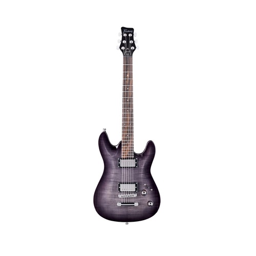 Framus D-Series Diablo Supreme Electric Guitar Nirvana Black Transparent High Polish