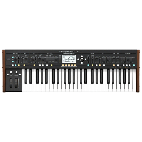 The Behringer True Analog 12-Voice DEEPMIND12 Polyphonic Synthesizer