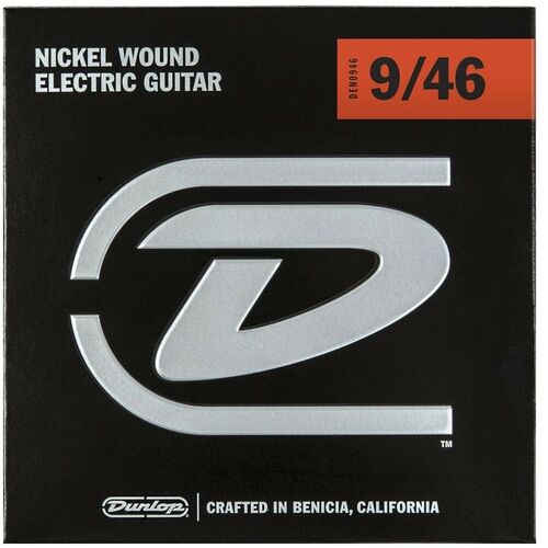 Dunlop DEN0946  Light TOP /Heavy Bot  9 - 46 Nickel Electric Guitar Strings