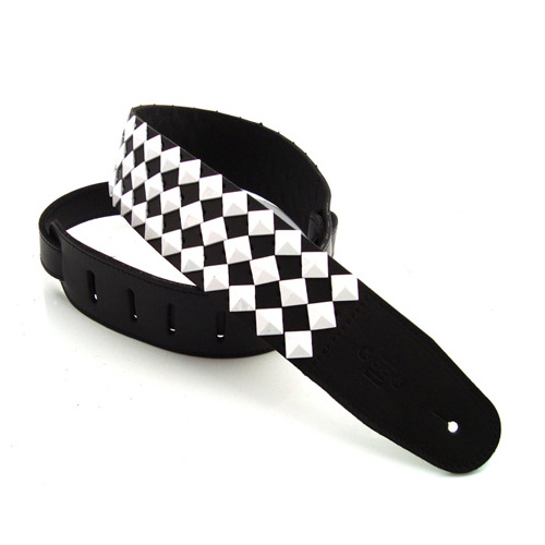 DSL DJ25-15-White Pyramid White Guitar Strap