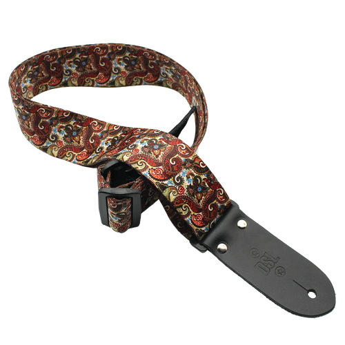 DSL DP20-PAIS-BROWN Guitar Strap Paisley Brown