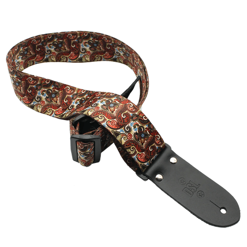 DSL Guitar Strap Paisley Brown DP20-PAIS-BROWN