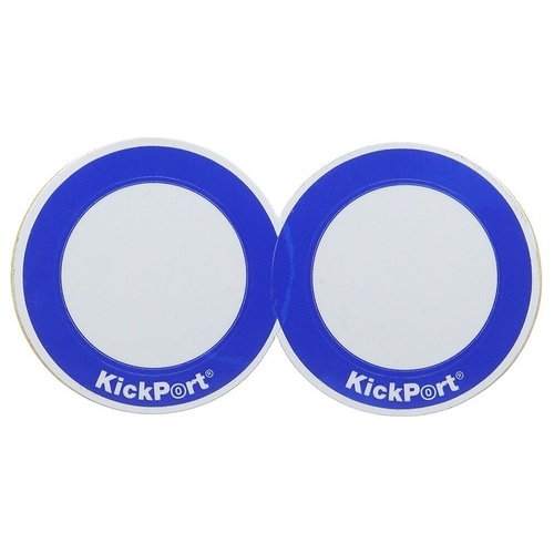 Kickport D-Pad Bass Drum Impact Pad Works on double or single  Pedals  - White