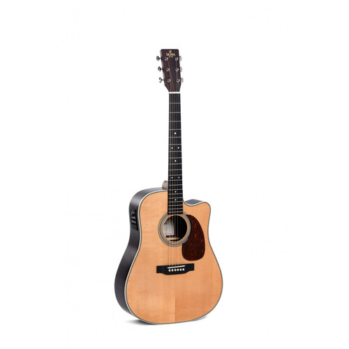 Sigma DTC-28HE Dreadnought Acoustic/Electric Guitar w/ Cutaway