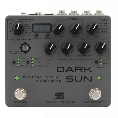 Seymour Duncan Holcomb Dark Sun Digital Delay + Reverb Pedal