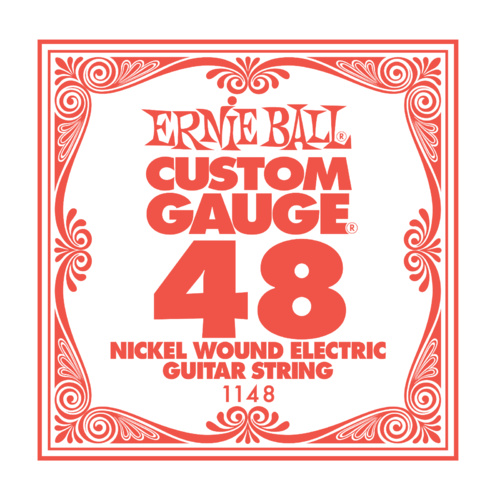 6 X Ernie Ball Nickel Wound Single Electric Guitar String .048 Gauge Pack PO1148