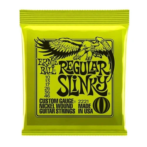 Ernie ball 2221 Regular Slinky Electric guitar strings Gauge 10 - 46