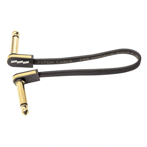 EBS PG-18 Premium Gold Flat Patch Cable - 7.09" Angle-Angle