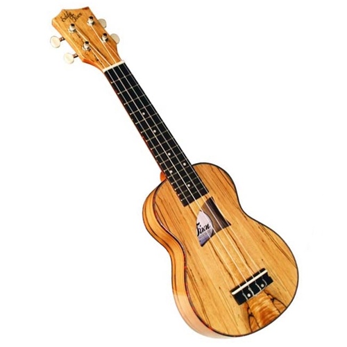 Eddy Finn Tenor Ukulele Spalted Maple Uke EF-24T Aquila Strings Gloss Finish