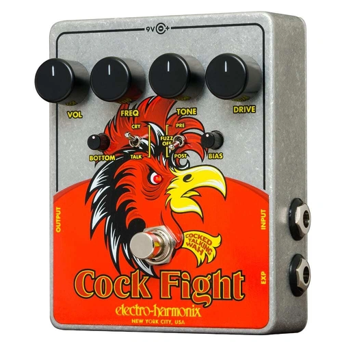 Electro-Harmonix Cock Fight  Cocked Talking Wah and Fuzz Pedal
