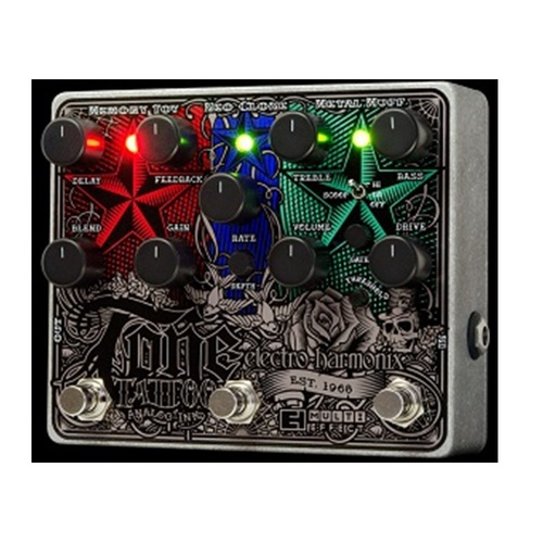 Electro-Harmonix Tone Tattoo Analog Guitar Multi-effects Pedal
