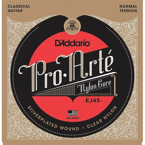 D'Addario Pro-Arte Nylon Classical Guitar Strings Normal Tension , EJ45 