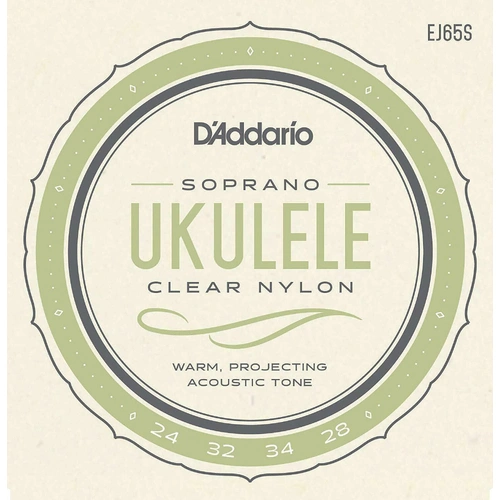 D'Addario EJ65S Pro-ArtǸ Custom Extruded Soprano Ukulele Strings Set 