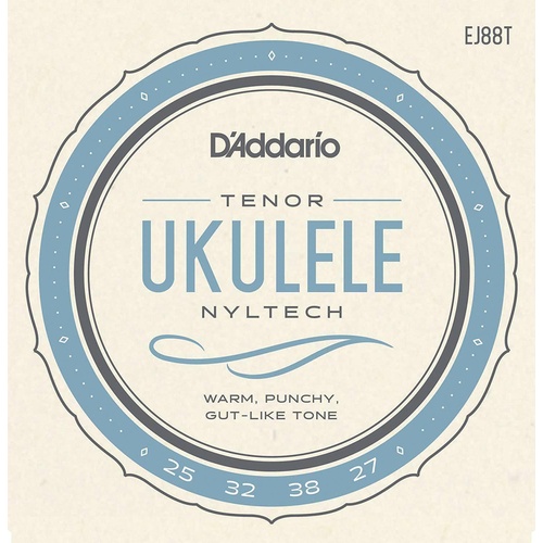 D'Addario EJ88T Nyltech Ukulele Strings, Tenor full Set