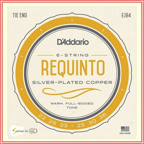 D'Addario EJ94 Set REQUINTO Silver ON Nylon Guitar Strings