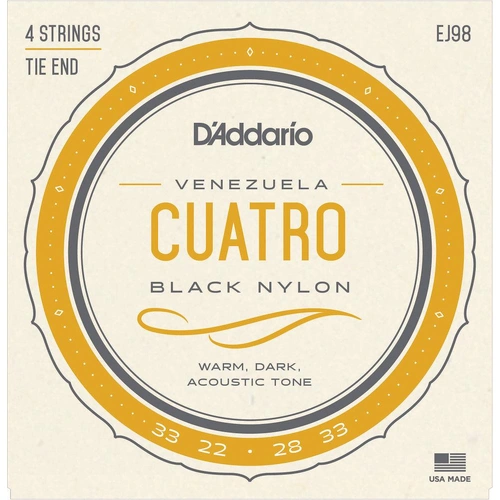 D'Addario EJ98 Cuatro-Venezuela Strings