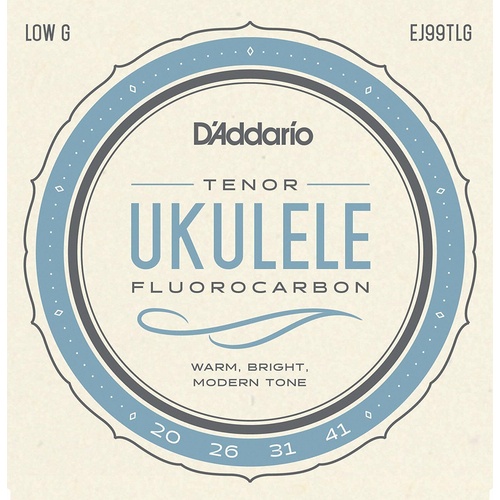 D'Addario EJ99TLG Pro-Arte Carbon Tenor Ukulele Strings Low G tuning