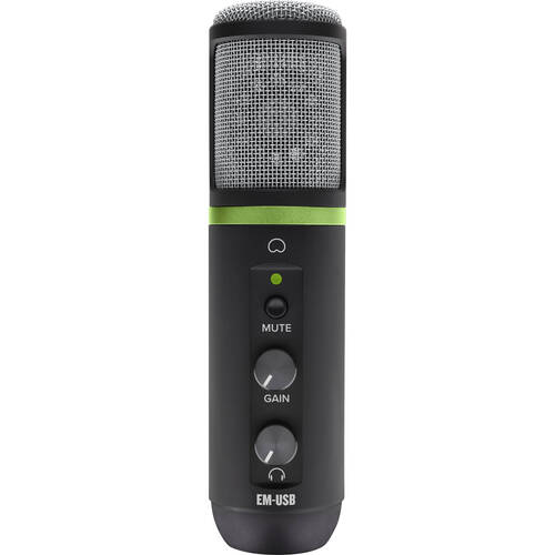 Mackie EM-USB USB Condenser Microphone with Tripod Stand