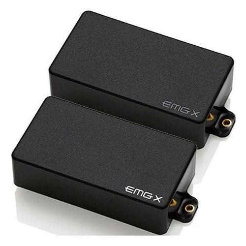 EMG 60X / 81X Active Custom  Humbucker Pickup set - black EMG60X81XSETBK 