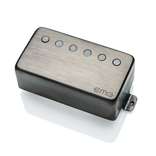 EMG 66TW Active Humbucker Guitar Pickup - Brushed Black Chrome 