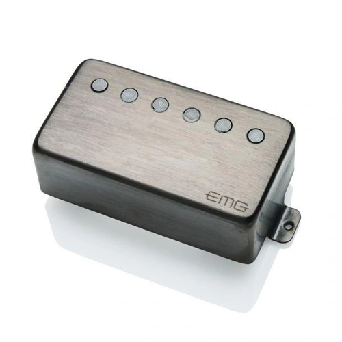 EMG 66TW Active Humbucker Guitar Pickup - Brushed Black Chrome 