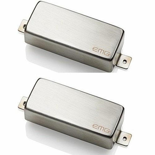 EMG M86 - M-80 / M-60 Mini Humbucker Pickup Set, Brushed Chrome