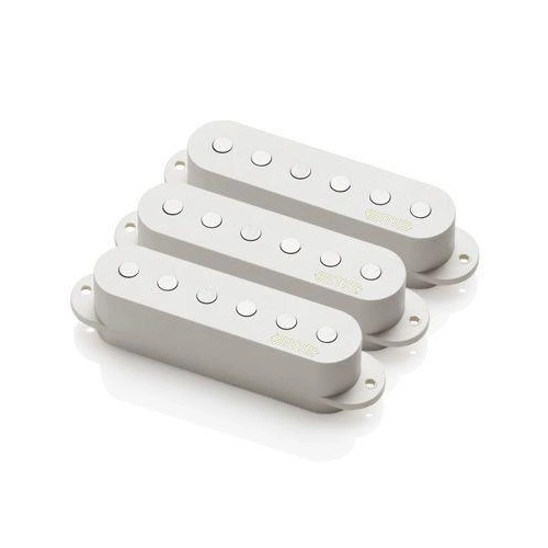 EMG SAV Active Single Coil Electric Guitar Pickup Set with Pots and Wiring White