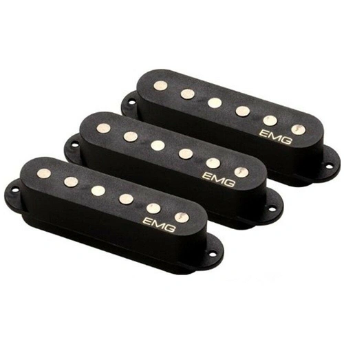 EMG EMG-SLV Alnico Single Coil Active Guitar Pickup SET  EMGSLSETVBK