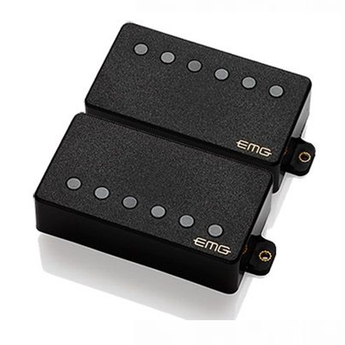 EMG 57/66 Bridge Neck Humbucker Electric Guitar Pickup Set - Black